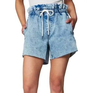 Blank NYC denim drawstring shorts